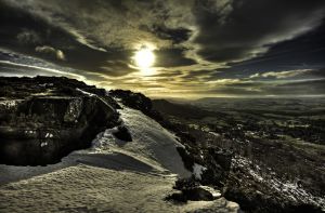 Curbar Winter Dawn
